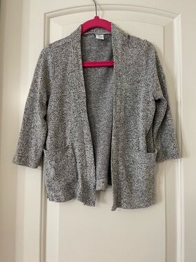 🎀Cozy Open-Front baby girls  Sweater Cardigan - Gray
